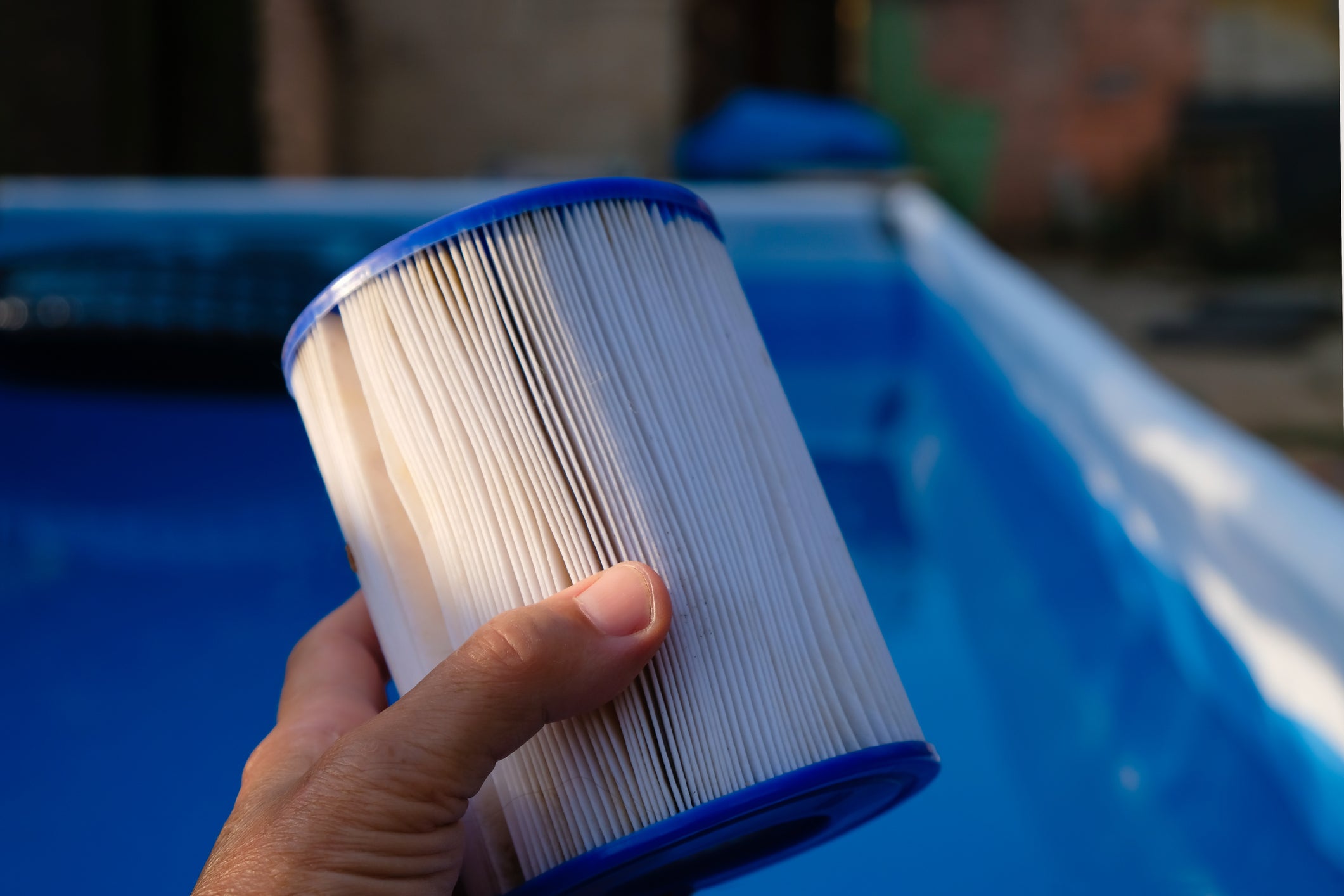 Pool Cartridge Filter Cleaning - Onsite